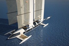 The flying yacht di Octuri