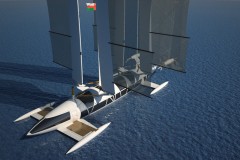 The flying yacht di Octuri